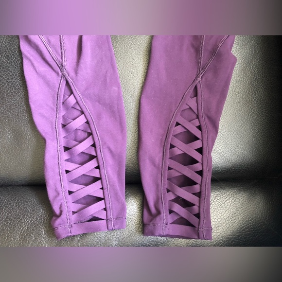Lululemon Pure Practice Pant Deep Zinfandel Size 2! EUC - Picture 7 of 9